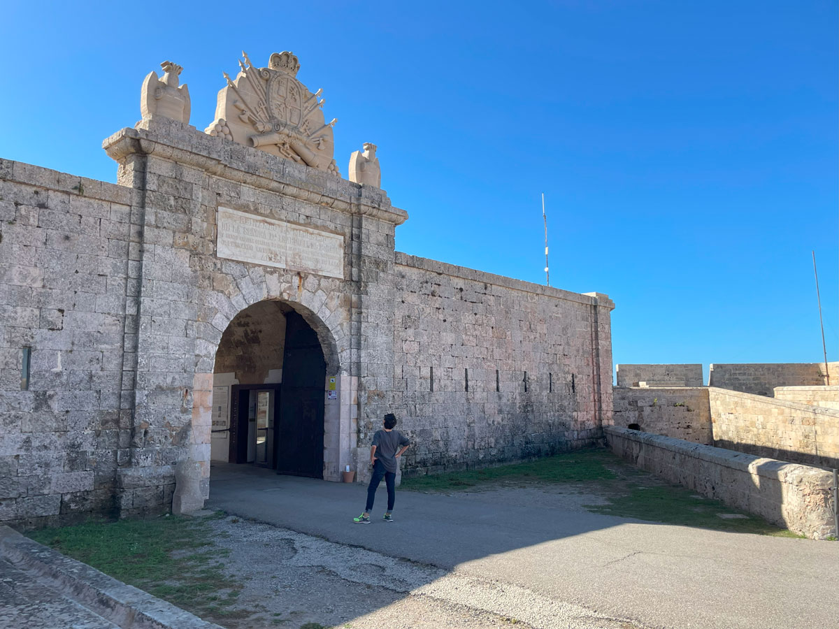 Carnets et photos de voyage minorque - Mahon : Forteresse de la Mola